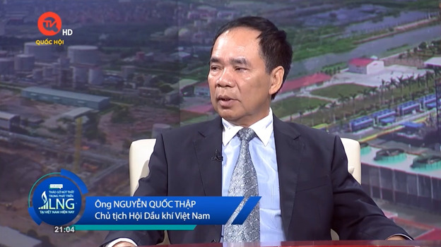 Ông Nguyễn Quốc Thập. Chủ tịch Hội Dầu khí Việt Nam chia sẻ tại Tọa đàm