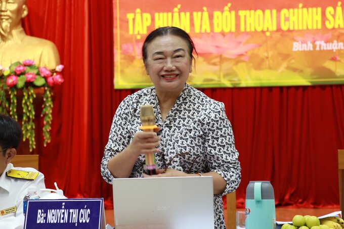Chủ tịch VTCA bà Nguyễn Thị Cúc.
