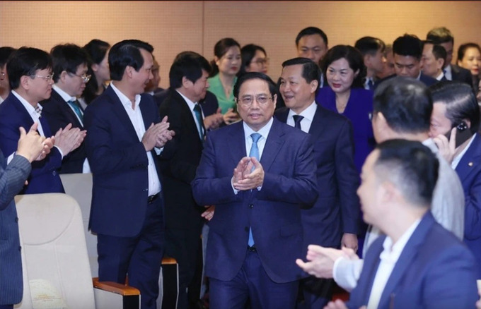 Thủ tướng Phạm Minh Chính đến dự Hội nghị triển khai nhiệm vụ ngành Ngân hàng.
