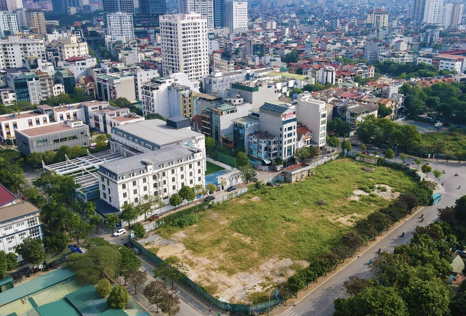 Thanh tra công tác quản lý đất đai, xây dựng tại Hà Nội, trong đó có lô đất vàng 4 mặt tiền C/D13 thuộc Khu đô thị mới Cầu Giấy, phường Dịch Vọng, quận Cầu Giấy.