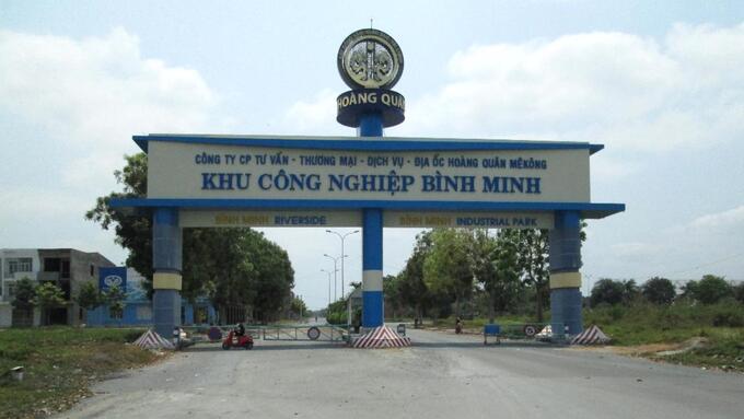 Công ty Cổ phần Cảng Bình Minh liên quan tới sai phạm tại Khu công nghiệp Bình Minh.