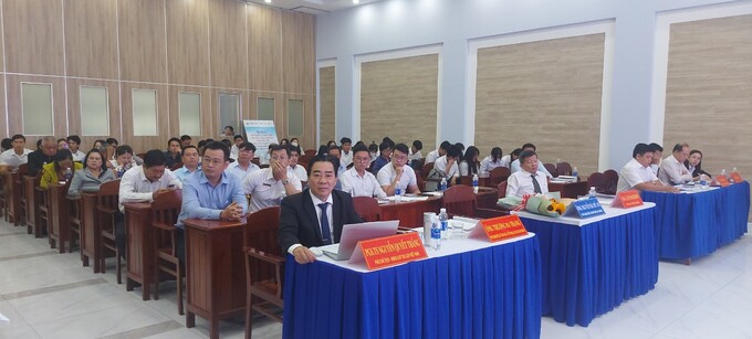 Hội thảo thu hút đông đảo chuyên gia, đại diện các cơ quan quản lý của tỉnh An Giang và các cơ quan, đơn vị liên quan