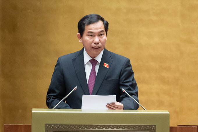 Chủ nhiệm Ủy ban Tài chính, Ngân sách của Quốc hội Lê Quang Mạnh.