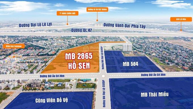 Khu đất đấu giá thuộc địa giới hành chính phường Quảng Thành, TP Thanh Hóa thuộc MBQH khu dân cư dọc hai bên đường dự án CSEDP (ảnh minh họa)