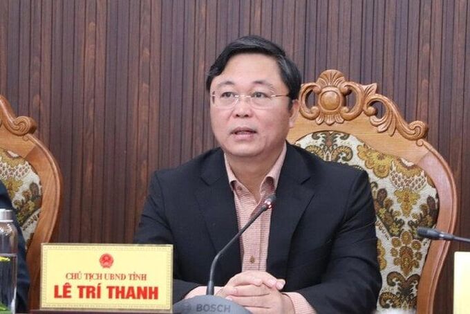 Chủ tịch UBND tỉnh Quảng Nam Lê Trí Thanh.