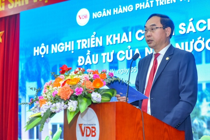 Ông Đào Quang Trường – Tổng Giám đốc VDB phát biểu tại Hội nghị.