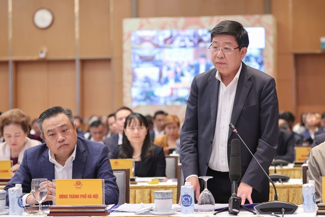 Phó Chủ tịch UBND TP Hà Nội Dương Đức Tuấn: Thành phố Hà Nội hiện nay đã có quỹ đất trên 400 héc-ta cho nhà ở xã hội - Ảnh VGP/Nhật Bắc