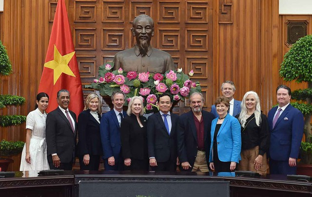 Phó thủ tướng Trần Lưu Quang tiếp Đoàn nghị sĩ lưỡng đảng Hoa Kỳ.