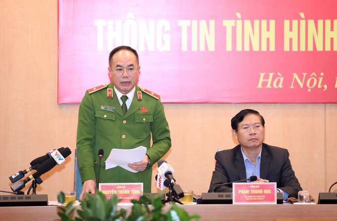 Thiếu tướng Nguyễn Thanh Tùng, Phó giám đốc Công an Tp. Hà Nội.