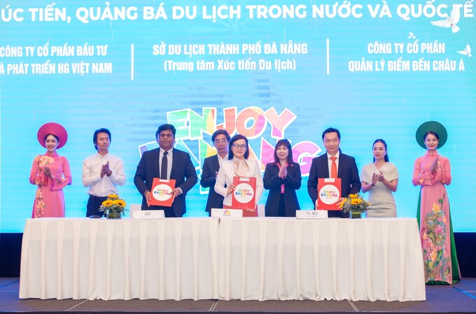 Đà Nẵng và các doanh nghiệp ký kết đồng hành cùng Enjoy Danang 2024