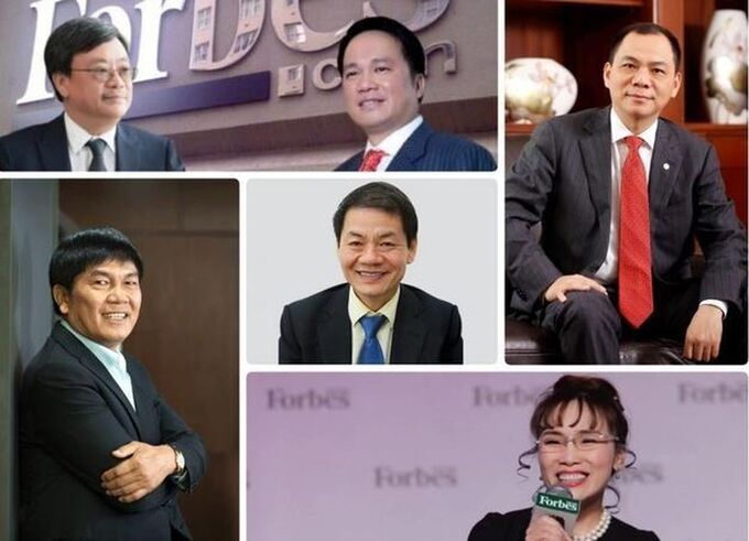 6 tỷ phú Việt Nam trong danh sách của Forbes năm 2024.