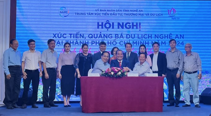 Lễ ký kết thỏa thuận hợp tác giữa Hiệp hội du lịch Nghệ An và Hiệp hội Du lịch Tp.HCM, Hiệp hội du lịch các tỉnh Đồng bằng sông Cửu Long