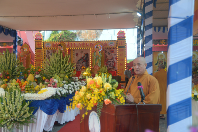 Hoà thượng Thích Huệ Thông, Phó chủ tịch Hội đồng trị sự Trung ương Giáo hội Phật giáo Việt Nam thuyết giảng về Tiết Thanh Minh