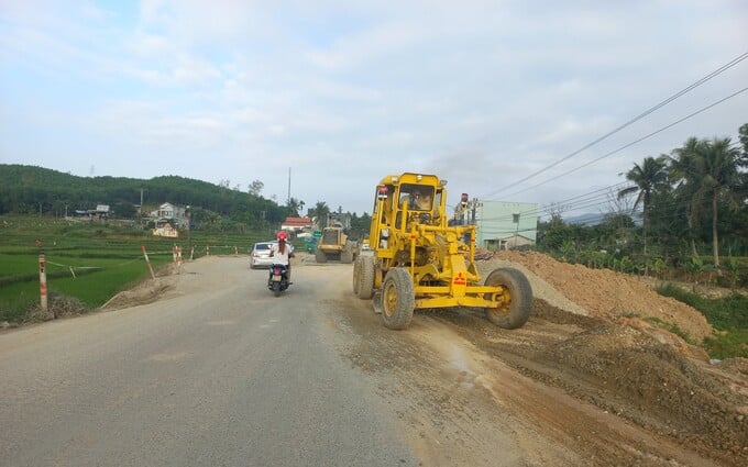 Dự án cải tạo, nâng cấp Quốc lộ 14E đi qua địa phận 3 huyện của tỉnh Quảng Nam (ảnh báo Quảng Nam)