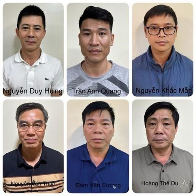 6 bị can vừa bị khởi tố, bắt tạm giam liên quan đến Công ty CP Tập đoàn Thuận An