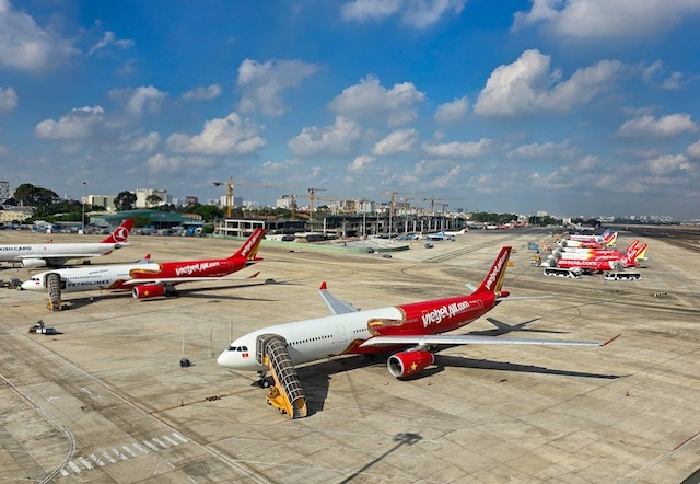 Vietjet phát triển mạnh mẽ mạng bay quốc tế, đặt kế hoạch vận chuyển 27 triệu lượt hành khách trong năm 2024 (ảnh: N.Q).