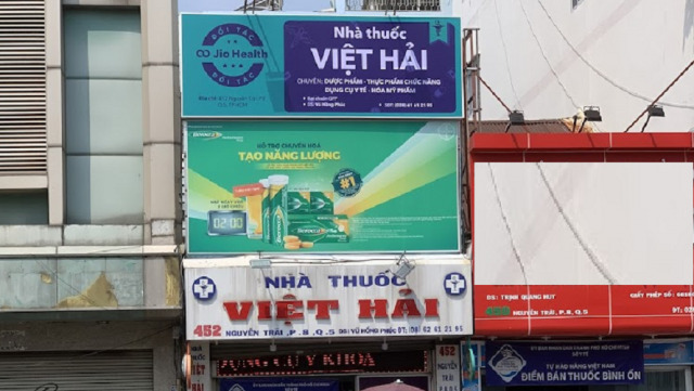 Nhà thuốc Việt Hải bị xử phạt hơn 45 triệu đồng.