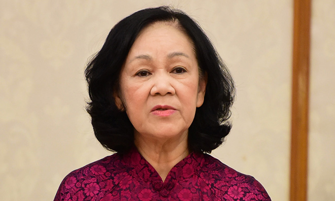 Bà Trương Thị Mai thôi giữ các chức vụ Ủy viên Bộ Chính trị, Ủy viên Ban Chấp hành Trung ương.