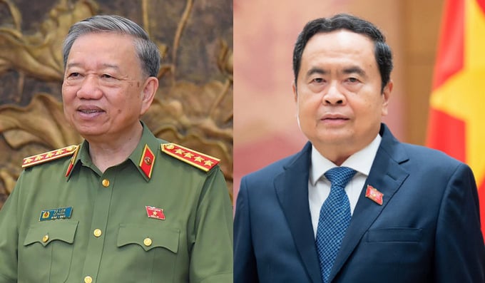 Đại tướng Tô Lâm và ông Trần Thanh Mẫn được giới thiệu bầu làm Chủ tịch nước, Chủ tịch Quốc hội.