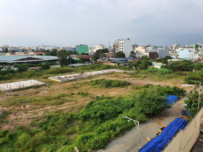 Toàn cảnh khu đất dự án D-One Sài Gòn.