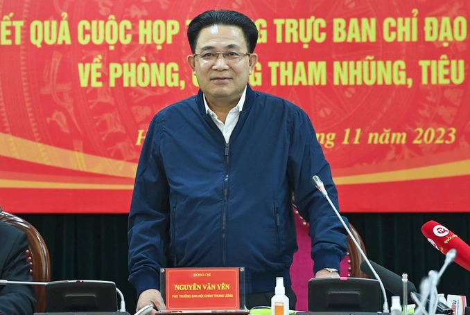 Phó trưởng Ban Nội chính Trung ương Nguyễn Văn Yên bị đề nghị kỷ luật.