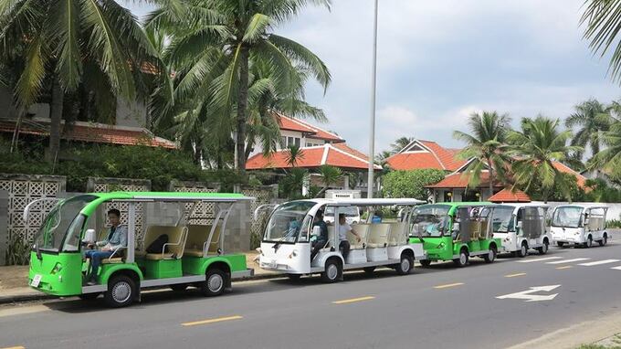 Xe điện hoạt động tại Tp Hội An (ảnh minh họa)