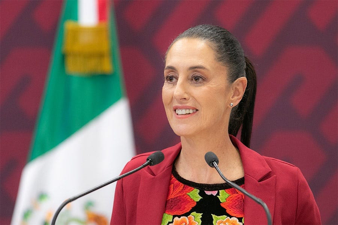 Bà Claudia Sheinbaum, Tổng thống đắc cử của Mexico. (Ảnh: BBC)