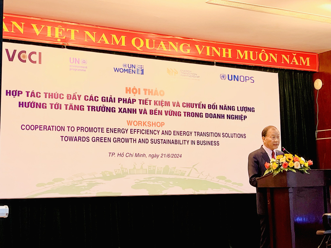 Ông Hoàng Quang Phòng, Phó Chủ tịch Liên đoàn Thương mại và Công nghiệp Việt Nam (VCCI).