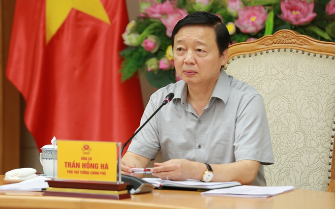 Phó thủ tướng Trần Hồng Hà.