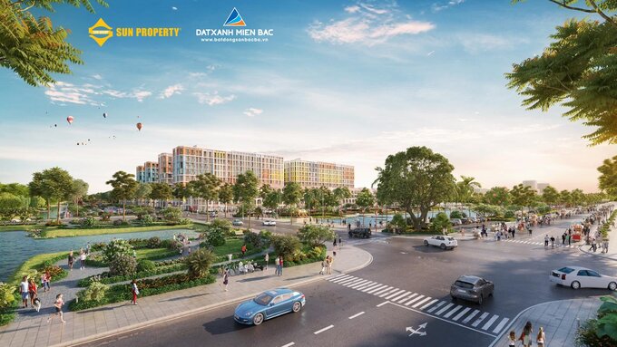 Ảnh phối cảnh dự án Sun Urban City Hà Nam.