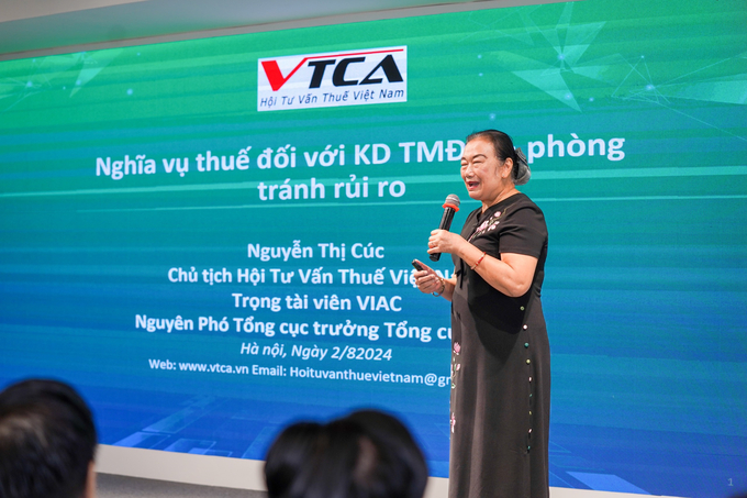 Chủ tịch VTCA Nguyễn Thị Cúc.