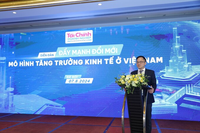 Ông Hà Khắc Minh, Tổng biên tập Tạp chí Tài chính doanh nghiệp.