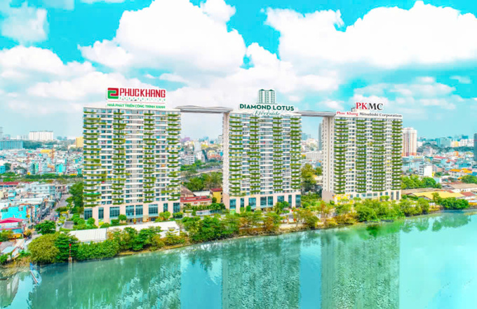 Diamond Lotus Riverside – một sản phẩm tiêu biểu được PKC tâm huyết thực hiện theo các tiêu chuẩn công trình xanh chuẩn mực.