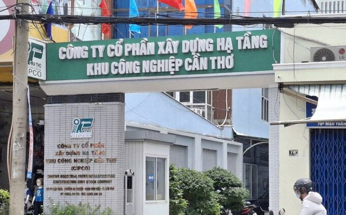 Công ty Cổ phần Xây dựng hạ tầng khu công nghiệp Cần Thơ. Ảnh: Báo Lao động