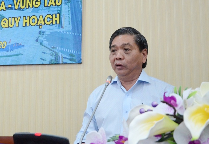 Ông Lê Tuấn Quốc, nguyên Phó chủ tịch UBND tỉnh Bà Rịa - Vũng Tàu. (Ảnh: moc.gov.vn)