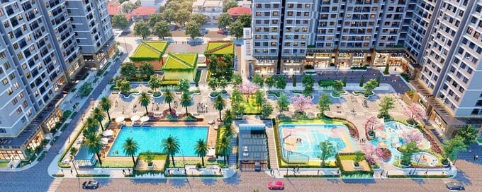 Tiện ích là tiêu chí hàng đầu ảnh hưởng đến việc “xuống tiền” của cư dân hiện đại. (Phối cảnh dự án Hanoi Melody Residences).