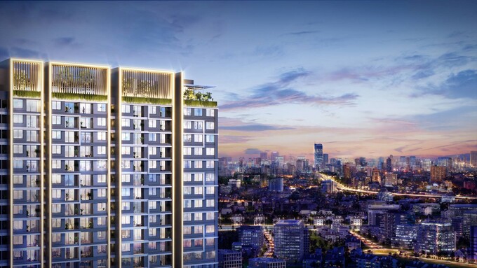Thị trường căn hộ Hà Nội tăng sức nóng dịp cuối năm (Ảnh: Dự án Hanoi Melody Residences).