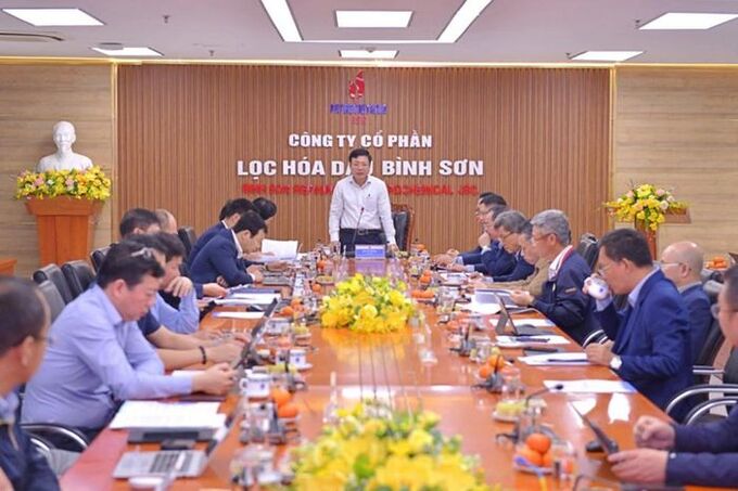 Ông Hồ Sỹ Hùng - Phó Chủ tịch Ủy ban Quản lý vốn Nhà nước tại doanh nghiệp phát biểu tại buổi làm việc.