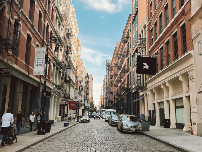 Khu phố biểu tượng Soho, New York. Ảnh: Pexel.