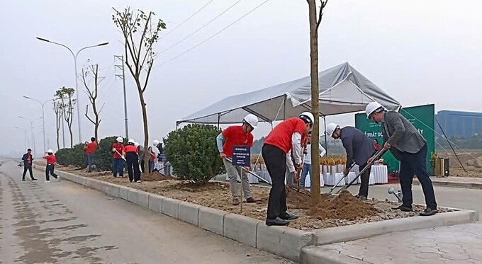 Lễ phát động Tết trồng cây để tăng nhận thức về môi trường do ICM phối hợp tổ chức.