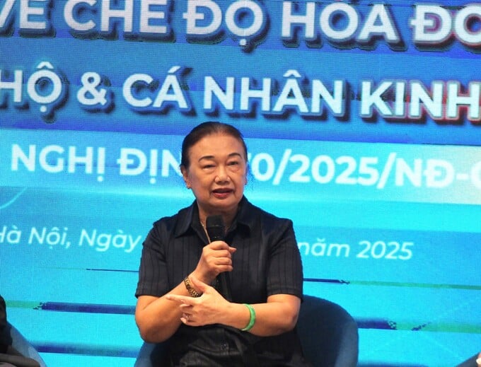 Bà Nguyễn Thị Cúc, Chủ tịch Hội Tư vấn Thuế Việt Nam.