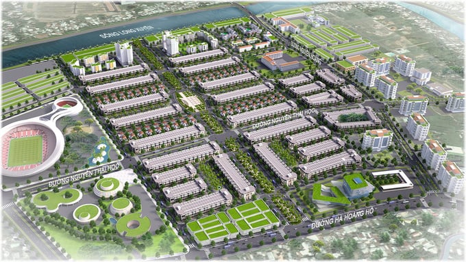 Phối cảnh dự án Khu đô thị Golden City An Giang.