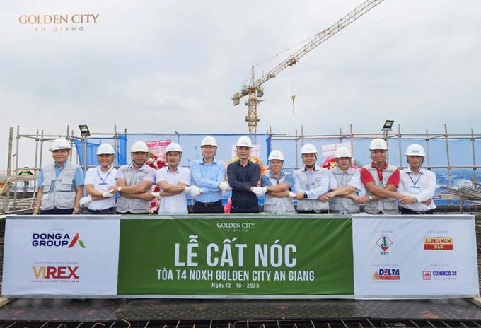 Chủ đầu tư đã làm lễ cất nóc toà T3 và T4 nhưng hiện vẫn còn nhiều vướng mắc về hồ sơ nghiệm thu công trình.