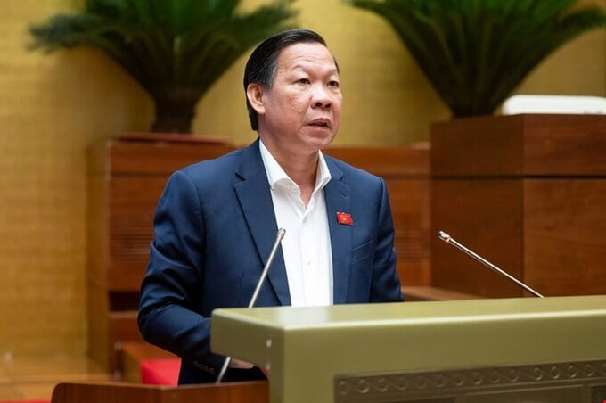 Chủ nhiệm Ủy ban Kinh tế Tài chính Phan Văn Mãi.
