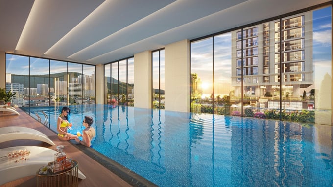 Tiện ích cao cấp tại Sun Costa Residence. Ảnh phối cảnh minh họa Sun Property