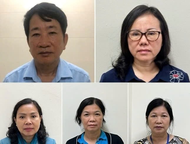 Các bị can trong vụ án.