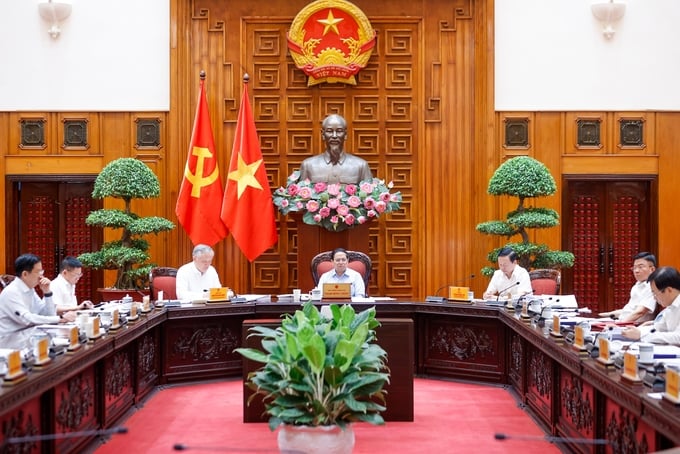 Thủ tướng Phạm Minh Chính chủ trì cuộc họp của Thường trực Chính phủ.