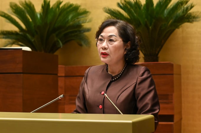 Thống đốc Ngân hàng Nhà nước Nguyễn Thị Hồng.