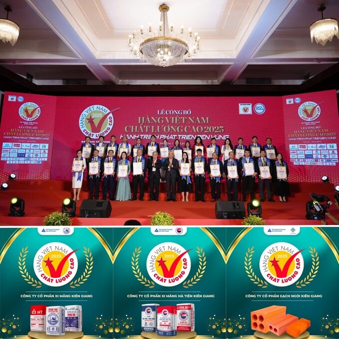 Đại diện các Công ty nhận Chứng nhận hàng Việt Nam Chất lượng cao.