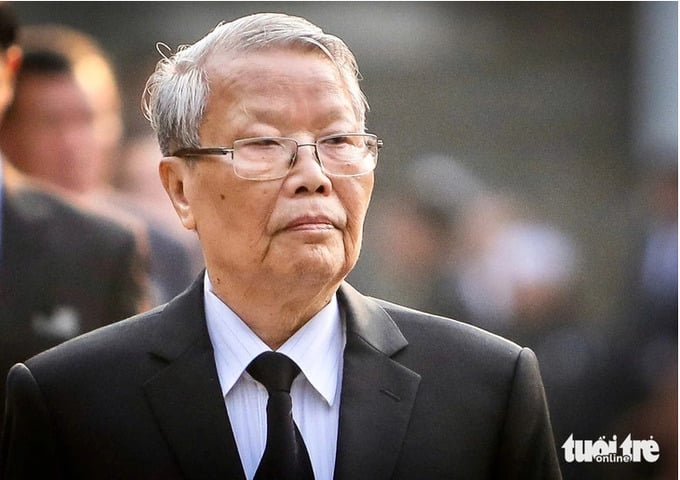 Ảnh chụp nguyên Chủ tịch nước Trần Đức Lương vào năm 2018 - Ảnh: Tuổi trẻ.
